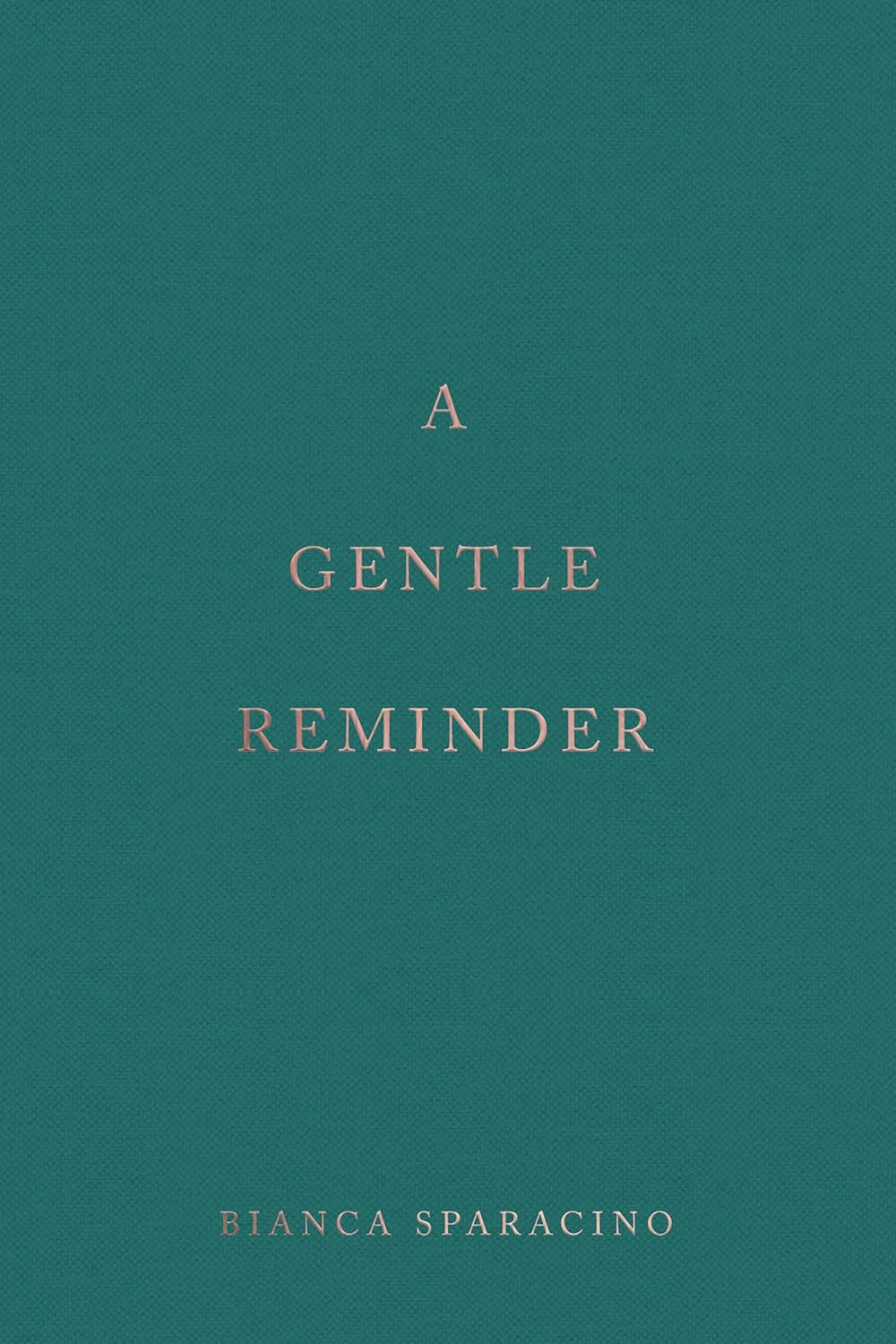 A Gentle Reminder by Bianca Sparacino