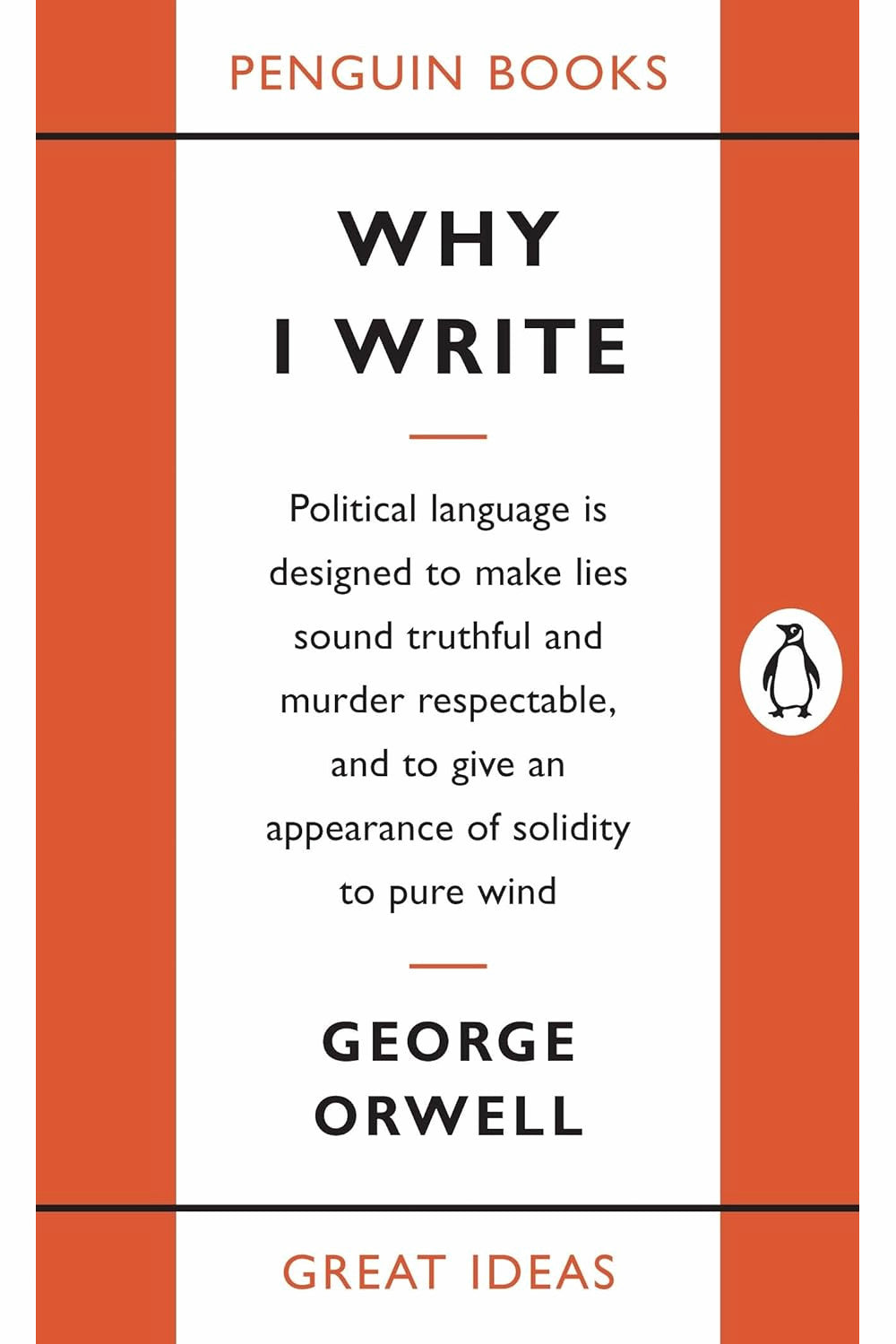 Why I Write by George Orwell