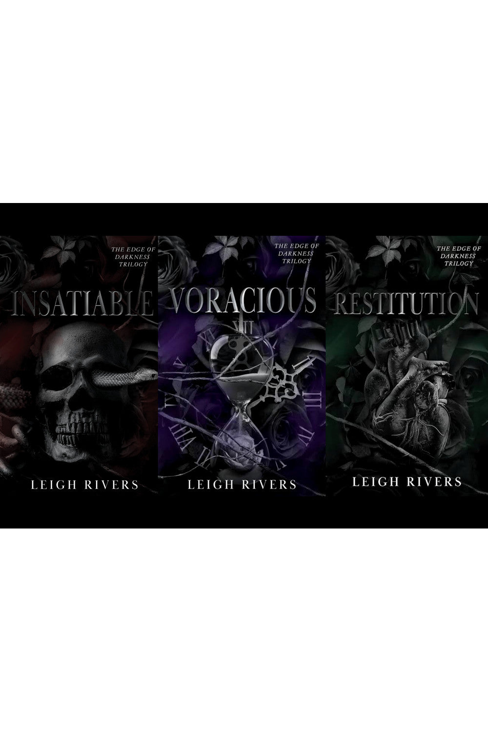 The Edge of Darkness Trilogy Series by Leigh Rivers