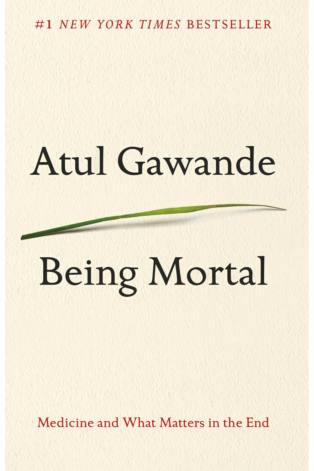 Being Mortal: Medicine and What Matters in the End by Atul Gawande