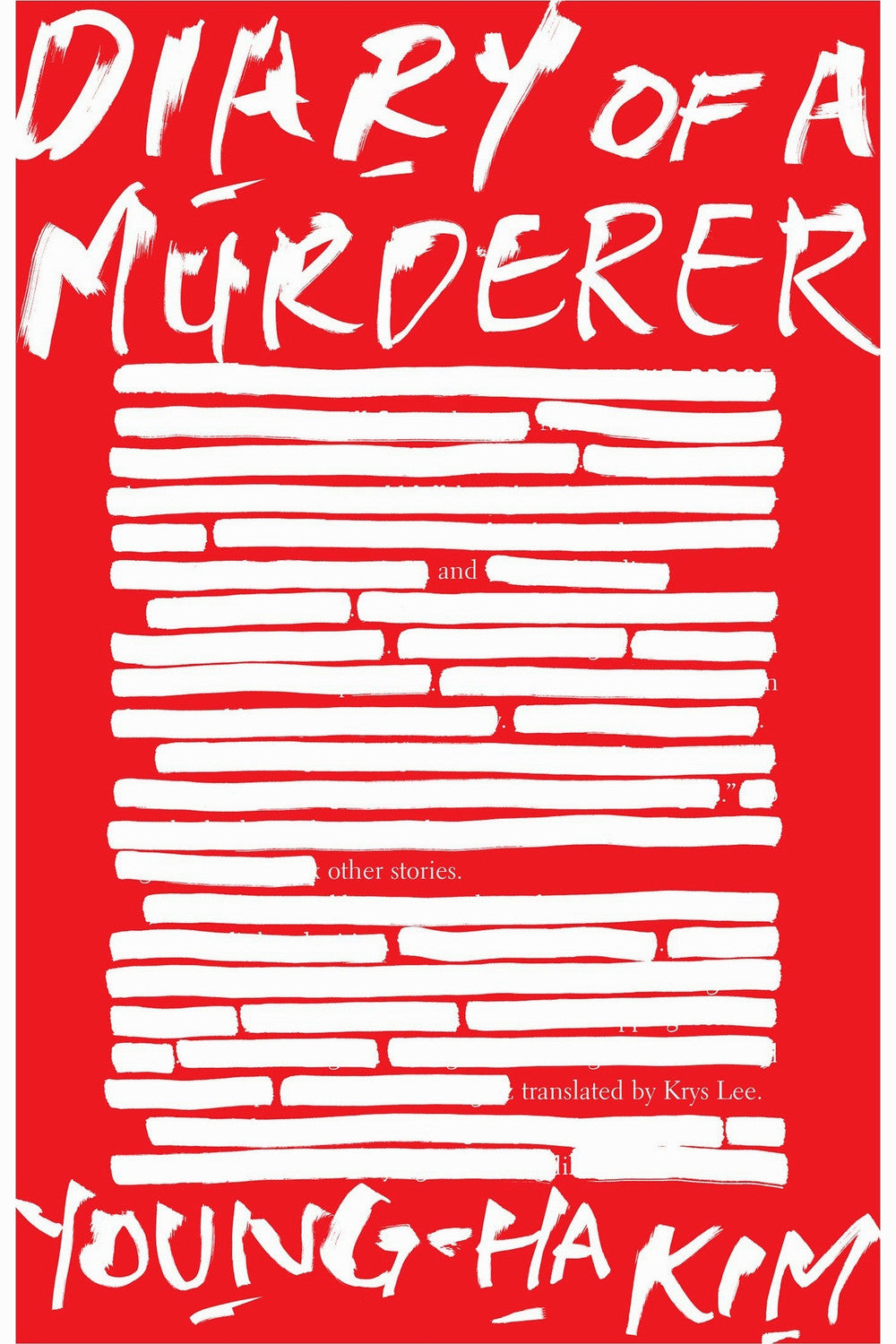 Diary of a Murderer: And Other Stories by Kim Young-ha