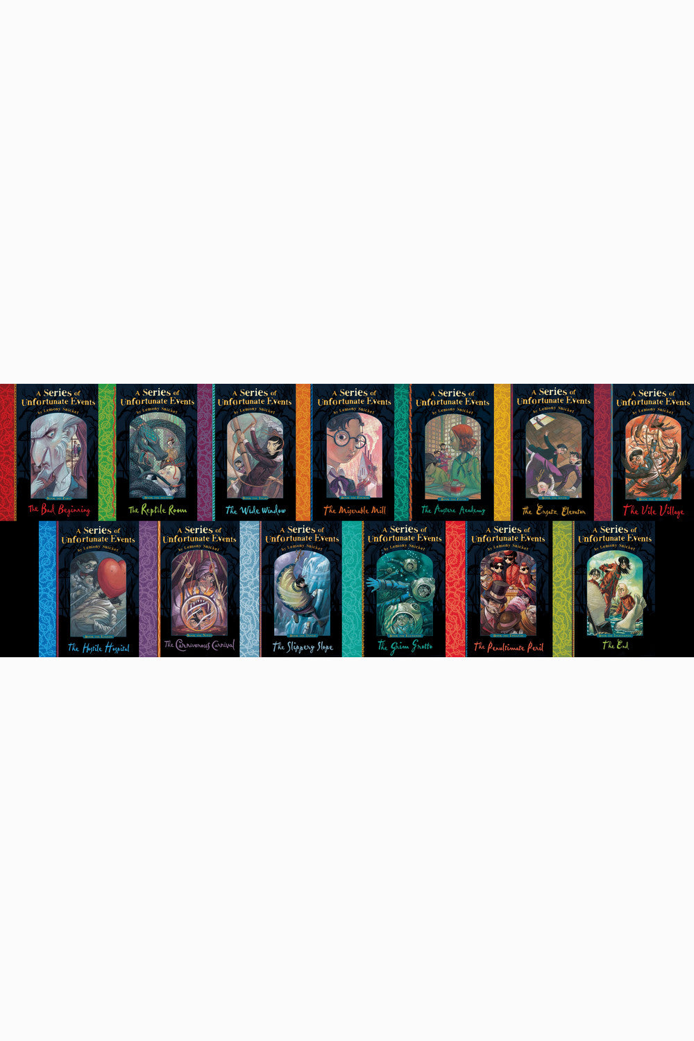 A Series of Unfortunate Events Series by Lemony Snicket