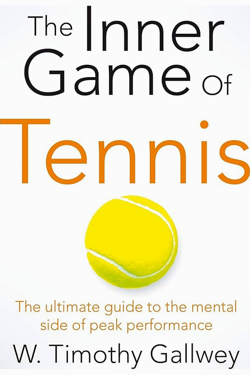 The Inner Game of Tennis: The Classic Guide to the Mental Side of Peak Performance by W. Timothy Gallwey
