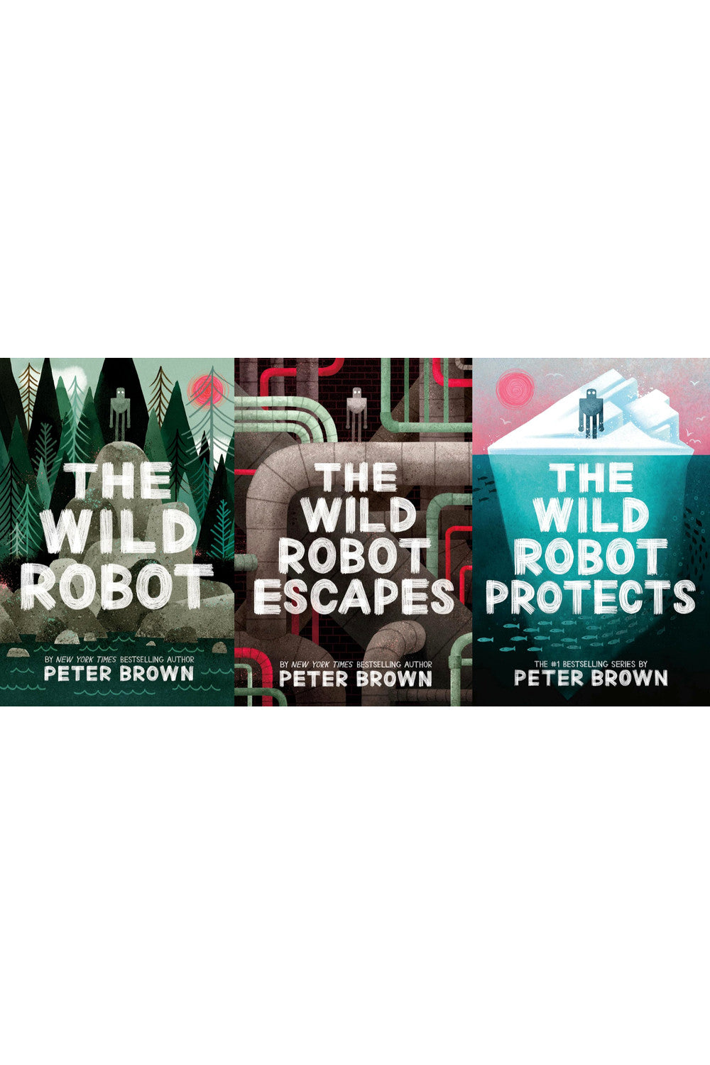 The Wild Robot Series by Peter Brown