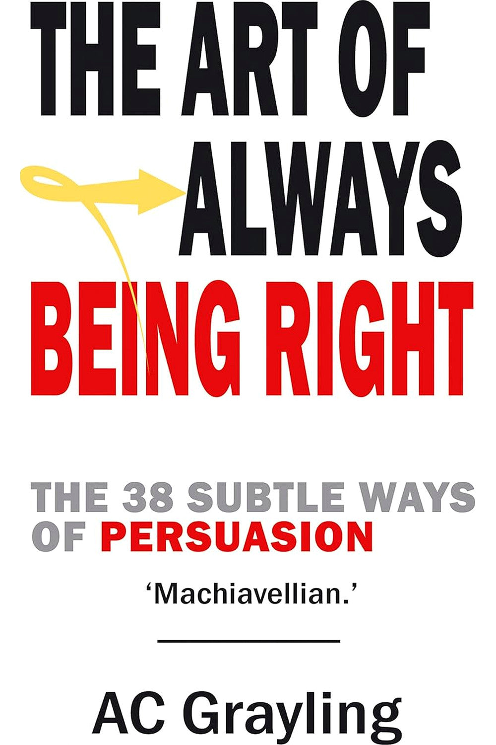 The Art of Always Being Right: The 38 Ways to Win an Argument by Arthur Schopenhauer